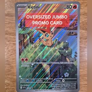 Pokemon Victini Jumbo XL Card